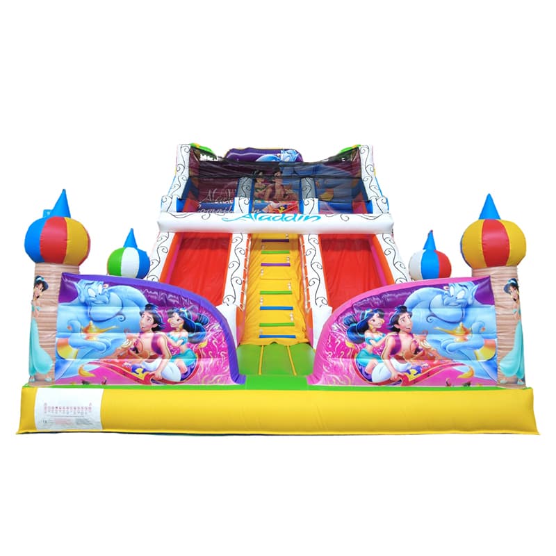 Aladdin Themed Inflatable Dry Slide for Commercial Events